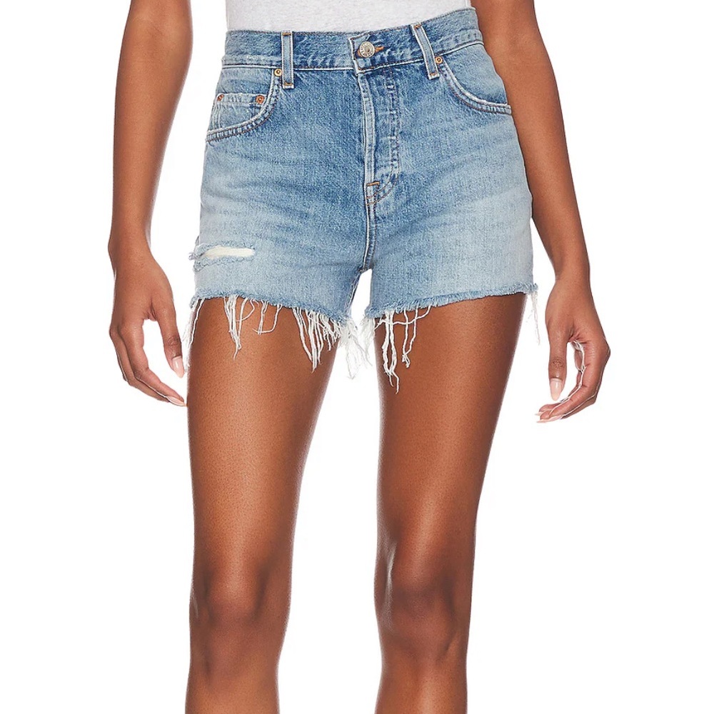 Grlfrnd The Hayden Low Rise Boyfriend Jean Shorts